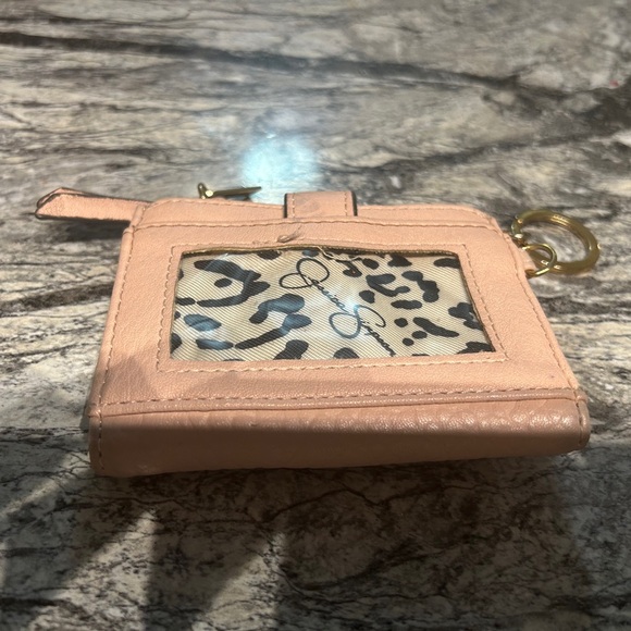 Jessica Simpson Pink and Gold Key Card Holder - Picture 2 of 10